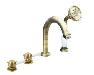 Смеситель на борт ванны Rav Slezak Labe L562.5PSM бронза